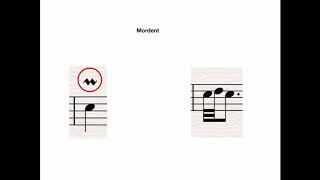 Lesson 11 More Music Symbols mordent trill turn and their inverted forms [upl. by Etnovaj]