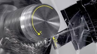 Demo Three times higher feed rate with Yaxis parting [upl. by Cordova]