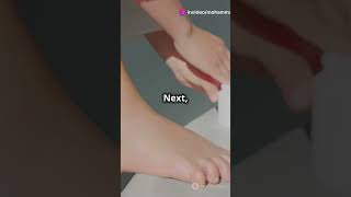 DIY Pedicure at Home for Fair Soft Feet  No More Cracked Heels [upl. by Luise]