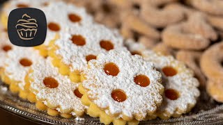 Linzer Augen amp Zimtkipferl  Leckeres Weihnachtsplätzchen Rezept [upl. by Leticia]