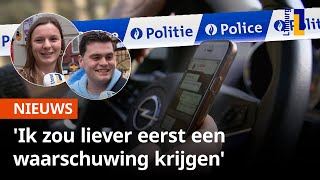 Rijbewijs kwijt als je appt achter het stuur in België Betaal liever een boete 📱❌  1Limburg [upl. by Settle547]