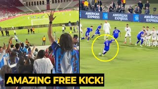 Argentina fans praised Di Maria after stunning free kick goal vs Costa Rica  Football News Today [upl. by Barden]