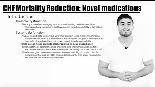 CHF Mortality Reduction Ivabradine and SacubitrilValsartan [upl. by Wanonah739]