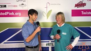 Mel Purcell Interview at RTL Tennis Championship [upl. by Wolff]