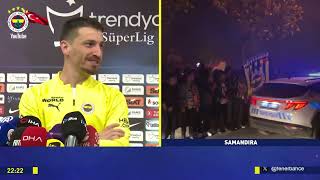 Oyuncumuz Mert Hakan Yandaşın Maç Sonu Açıklamaları  Galatasaray 01 Fenerbahçe [upl. by Yendis825]