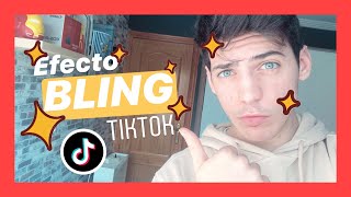 COMO HACER el EFECTO BLING en TikTok 2020 [upl. by Aronle339]