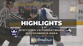 HIGHLIGHTS  Stettler vs Forestburg  November 2 2024 [upl. by Dwaine]