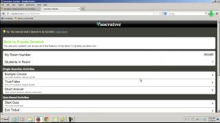 Socrative  Viewing Quiz Results [upl. by Hax125]
