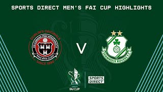 Sports Direct Men’s FAI Cup Second Round  Bohemians 10 Shamrock Rovers  Highlights [upl. by Stier246]