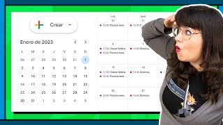 📆 Cómo usar Google Calendar Tutorial [upl. by Ibby]