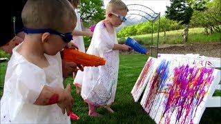 How to do Squirt Gun Painting [upl. by Sifan955]