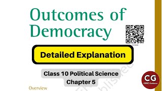 Mastering Chapter 5 Outcomes of Democracy  Class 10 Explainer with QampA [upl. by Jeconiah]