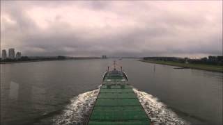 Time Lapse Port of Rotterdam mv Flinterhaven [upl. by Ivzt]