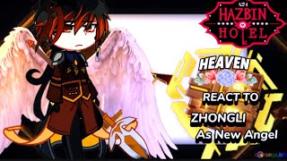 💥Heaven react to Zhongli As New Angel ‖Hazbin Hotel x Genshin impact ‖ GL [upl. by Seyah]