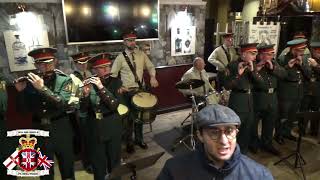 Castlederg Young Loyalists Flute Band 6 Afterwards in the Windsor Bar 91124 [upl. by Ahsieat]