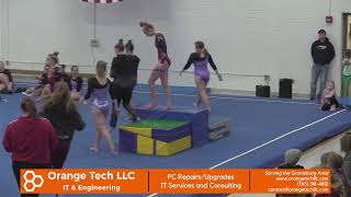 Menomonie  Grantsburg High School Gymnastics [upl. by Roede178]