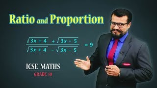 Class X  ICSE  Maths  Componendo Dividendo Simplified [upl. by Chaille]