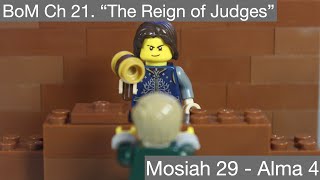 Mosiah 29Alma 4  The Reign of Judges  Nehor Amilici and Priestcrafts  Come Follow Me ldskids [upl. by Paget]