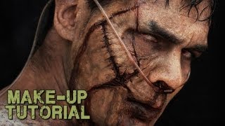 Zombie Prosthetic Make Up FX amp Costume [upl. by Mcgraw]