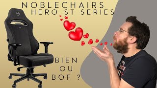 Noblechairs Hero ST Limited Edition Anthracite  un fauteuil gamer en carton   Test FR [upl. by Notluf]