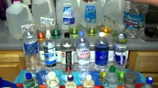 ANALYZING amp COMPARING 20 BRANDS OF BOTTLED WATER TESTED FOR pH 61 421 596 390 [upl. by Akina]