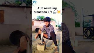 20 KG Arm Wrestling Pronation Lift 🔥💪viralshorts shorts [upl. by Winnie]