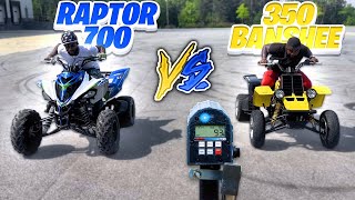 The 2000 BARN FIND YAMAHA BANSHEE VS RAPTOR 700 Restoration [upl. by Ylle487]