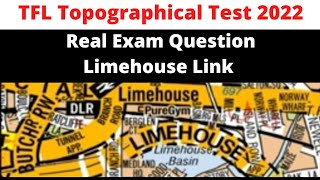 TFL Topographical test 2022 Real Exam Question Limehouse tunnel  Limehouse link TFL Topographical [upl. by Lamb]