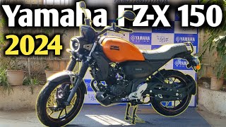 2024 Yamaha FZ X 150 Review  BS6 E20 Updates  Features Price amp Mileage [upl. by Fidele412]