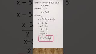 How to Find the Inverse of a Function A StepbyStep Guide for Beginners [upl. by Neelrihs]