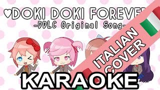 【Doki Doki Literature Club Song】Doki Doki Forever KARAOKE ITALIANO prod Rewind feat JustMyVoice [upl. by Annayr]