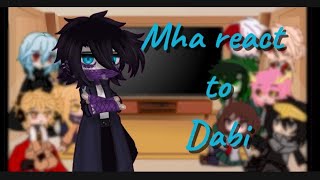 Mha react to Dabi  Cosplays amp Angst  MHA [upl. by Walli]