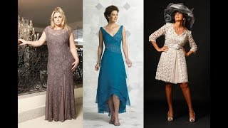 vestidos Elegantes para señoras de 50 a 60 años a mas  moda 2019 [upl. by Stouffer]