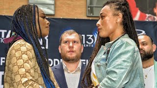 HEATED Claressa Shields vs Hanna Gabriels 2 • PRESS CONFERENCE HIGHLIGHTS [upl. by Stargell]