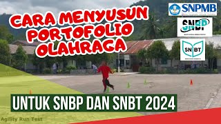 Cara Menyusun Portofolio Olahraga Yang Baik Untuk SNBP dan SNBT 2024  SNPMB 2024 [upl. by Nena]