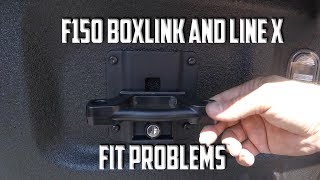 Ford F150 Box Link and LineX Fit Problem and Solution [upl. by Saber]