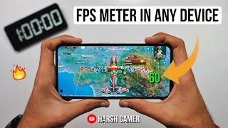 How to Enable FPS Meter in Any Android Device [upl. by Ayikur754]