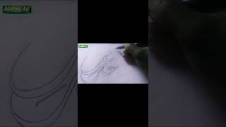 DIY tutorial menggambar dan mewarnai kaligrafi pake spidol shorts viralvideo [upl. by Beisel964]