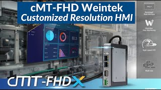 cMTFHDx Weintek Customized Resolution HMI  C1D2 Class 1 Div 2 Drivers [upl. by Marcile]