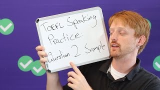 TOEFL Tuesday Speaking Sample Answer Task 2 [upl. by Arahset640]