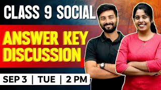 Class 9 Social Onam Exam  Answer Key Discussion  Exam Winner Class 9 [upl. by Dart969]