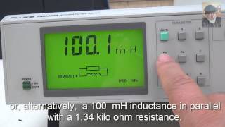 the RLC Meter measuring inductance and capacitance [upl. by Ballard]