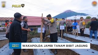 WAKAPOLDA JAMBI TANAM RIBUAN BIBIT JAGUNG DUKUNG KETAHANAN PANGAN [upl. by Hermosa]