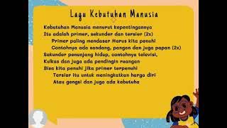 Lagu quotKebutuhan Manusiaquot materi IPAS Kelas IV Kurikulum Merdeka [upl. by Iccir541]