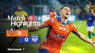 Match Highlights  FC Goa 30 Bengaluru FC  MW 7  ISL 202425 [upl. by Nyltiak]