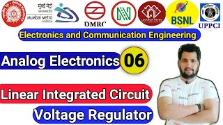 Class06  Analog Electronics  Voltage Regulator  Application  Electronics Classes  Exam Guru [upl. by Aicilihp182]