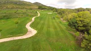 Beautiful golf course filmed with DJI Phantom drone quotLa Galianaquot Carcaixent Valencia Spain [upl. by Lita]