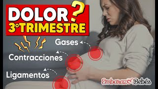 😫⏰ DOLOR DE REGLA en el 3º TRIMESTRE de Embarazo ¿Es normal¿Son contracciones¿Se acerca el parto [upl. by Neelyaj]