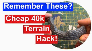 Cheap Warhammer 40k Terrain  Imperial Guard Fortifications [upl. by Gee]