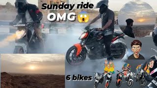 Sunday Ride on duke 200 🏍️sunday ride pe ye kiya kar diya smoke 💨😱 theRjrider19 [upl. by Dorella]